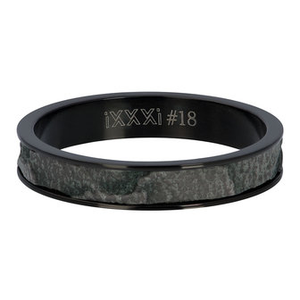 iXXXi Ring 4mm Elephant Black