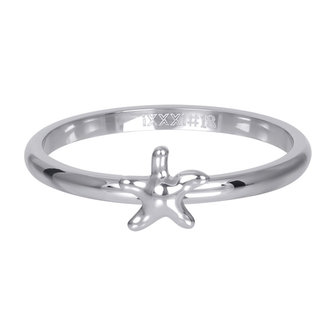 iXXXi Ring 2mm Zilverkleurig Sea Star