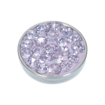 iXXXi Top Part Violet Stone Zilverkleurig