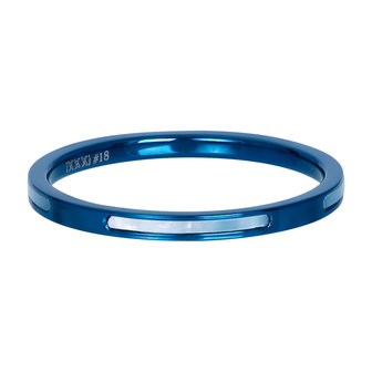 iXXXi Ring 2mm Blauw Bonaire