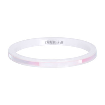 iXXXi Ring 2mm Keramisch Pink Shell