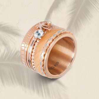 iXXXi Ring 2mm Rose Goudkleurig Bonaire