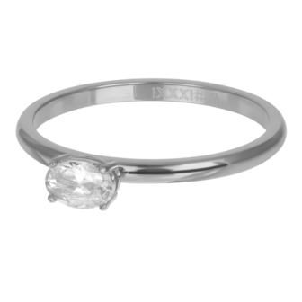 iXXXi Ring 2mm King Zilverkleurig