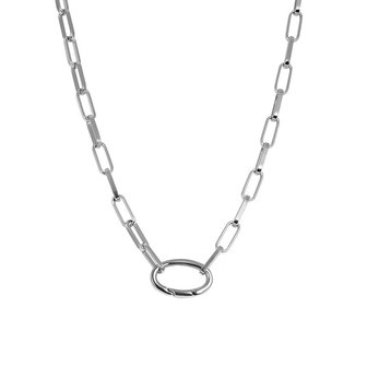 iXXXi Ketting Square Chain Zilverkleurig 45CM