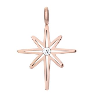 iXXXi Charm Sparkle Star Rose Goudkleurig