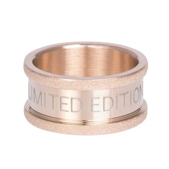 iXXXi Limited Edition Basis Ring 10mm Edelstaal Rose Goudkleurig