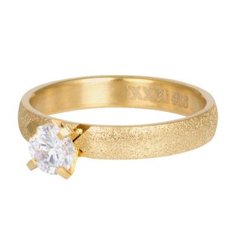 iXXXi Ring 4mm Estelle Goudkleurig