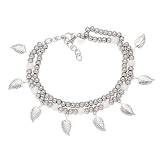 iXXXi Armband Dazzling Leaves Zilverkleurig