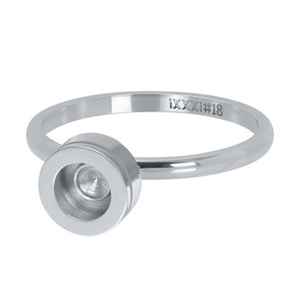 iXXXi Ring 2mm CreArtive Basis Zilverkleurig