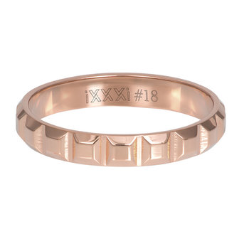 iXXXi Ring 2mm Art Rose Goudkleurig