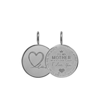 iXXXi Hanger Mother Love small Zilverkleurig