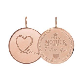 iXXXi Hanger Mother Love Big Rose Goudkleurig