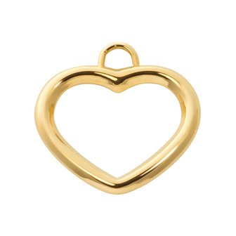 iXXXi Charm Heart Open Goudkleurig