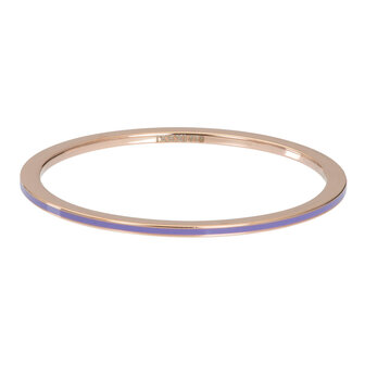 iXXXi Ring 1mm Line Tanzanite Rose Goudkleurig