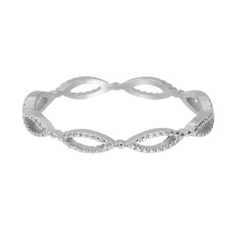 iXXXi Fame Ring 2mm Swirl Zilverkleurig
