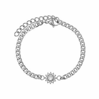 iXXXi Armband Lucia Crystal CZ Zilverkleurig 16cm + 4cm