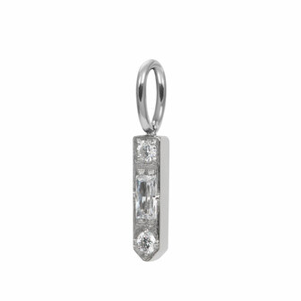 iXXXi Hanger Sparkle Crystal CZ  Zilverkleurig