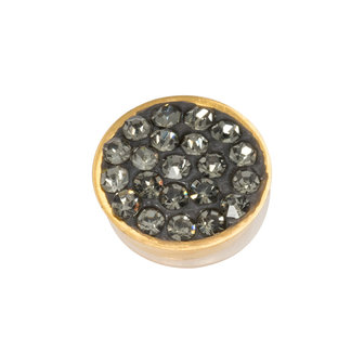 iXXXi Top Part Black Diamond Stones Goudkleurig