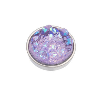 iXXXi Top Part Drusy Purple Zilverkleurig