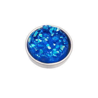 iXXXi Top Part Drusy Blue Zilverkleurig