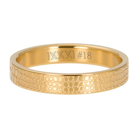 iXXXi Ring 4mm Giraf Goudkleurig