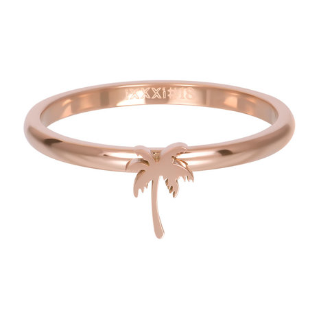 iXXXi Ring 2mm Rose Goudkleurig Palm tree