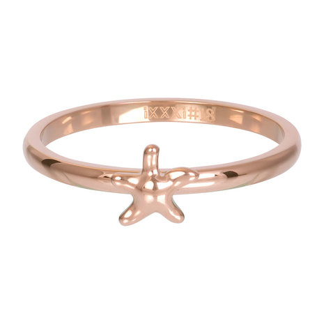 iXXXi Ring 2mm Rose Goudkleurig Sea Star