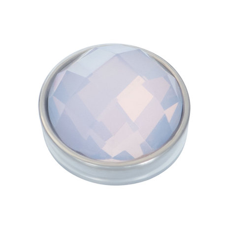 iXXXi Top Part Facet Opal Stone Zilverkleurig