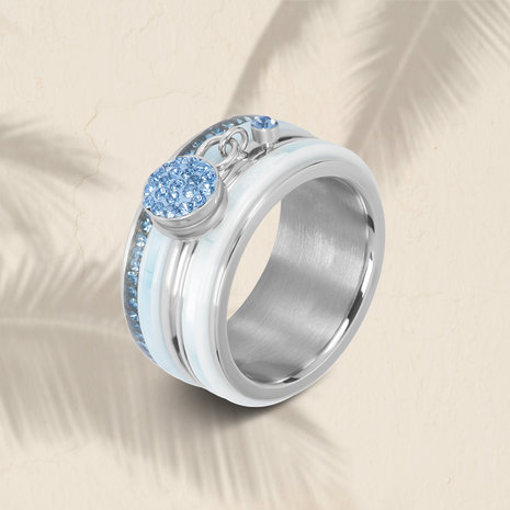 iXXXi Ring 2mm Blauw Bonaire