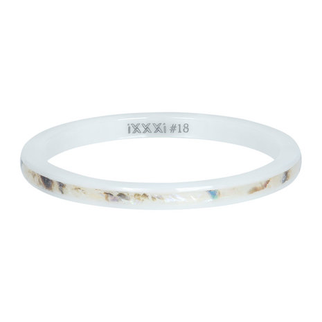 iXXXi Ring 2mm Keramisch Sand Shell