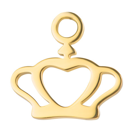 iXXXi charm Crown Goudkleurig