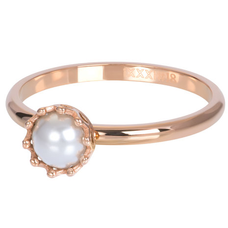 iXXXi Ring 2mm Little Princess Rose Goudkleurig