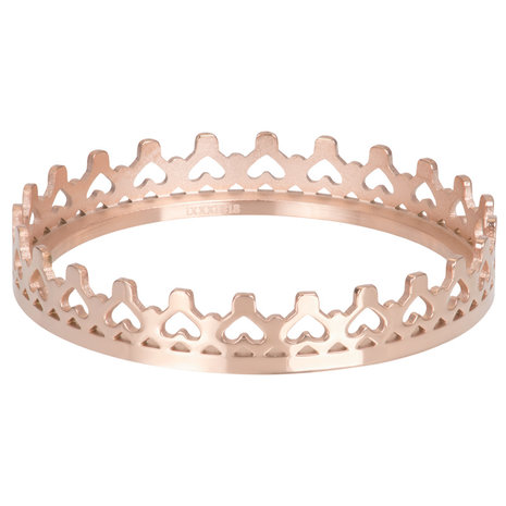 iXXXi Ring 1mm Royal Crown Rose Goudkleurig