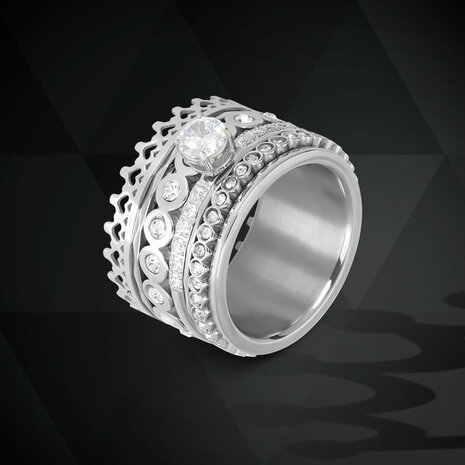 iXXXi Ring 2mm Queen Rose Goudkleurig