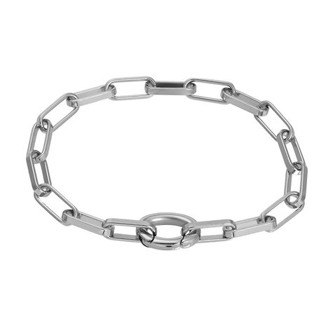 iXXXi Armband Square Chain Zilverkleurig