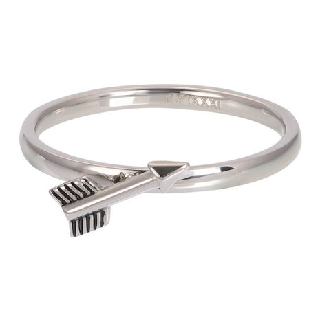 iXXXi Ring 2mm symbol Arrow Zilverkleurig