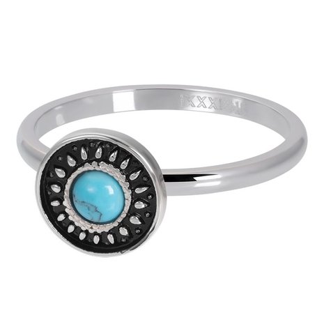 iXXXi Ring 2mm Vintage Turquoise Zilverkleurig