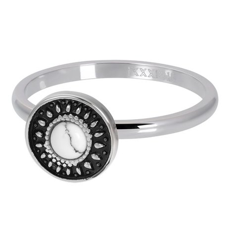 iXXXi Ring 2mm Vintage White Zilverkleurig