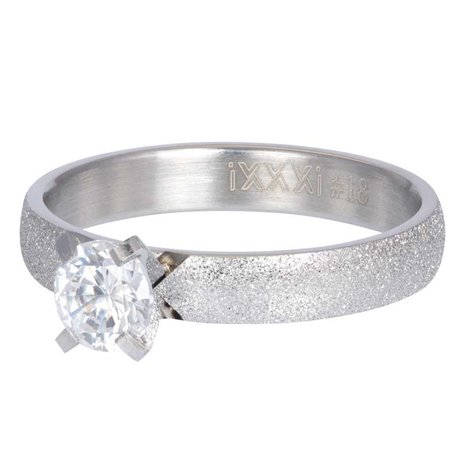 iXXXi Ring 4mm Estelle Zilverkleurig