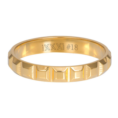 iXXXi Ring 2mm Art Goudkleurig