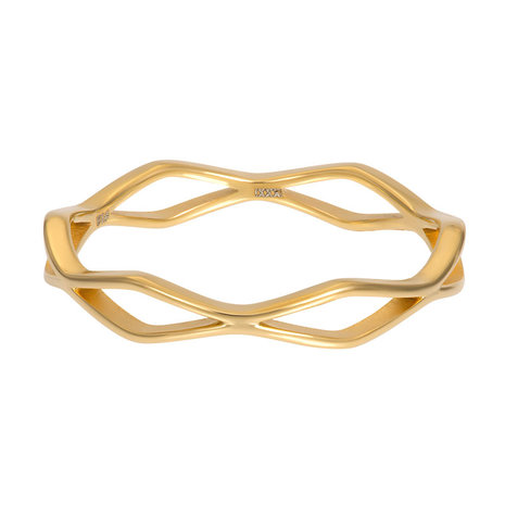 iXXXi Ring 4mm Modern Goudkleurig