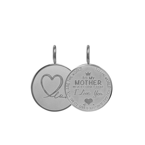 iXXXi Hanger Mother Love small Zilverkleurig