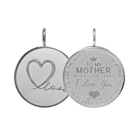 iXXXi Hanger Mother Love Big Zilverkleurig