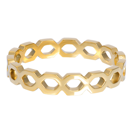 iXXXi Ring 4mm Oregami Goudkleurig