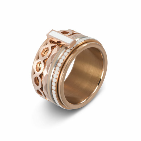 iXXXi Ring 2mm Oregami Rose Goudkleurig