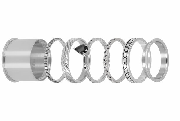 iXXXi Ring 2mm Desire Zilverkleurig