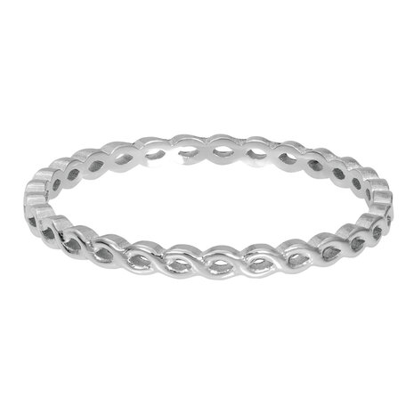 iXXXi Ring 2mm Twisted Zilverkleurig