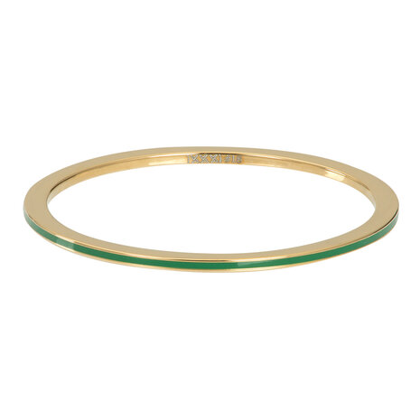 iXXXi Ring 1mm Line Emerald Goudkleurig