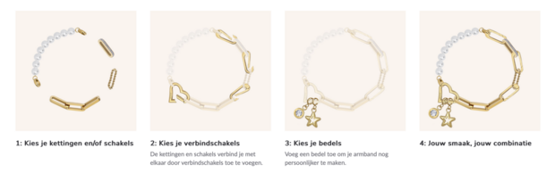 iXXXi Connect Chain Connect Rose Goudkleurig