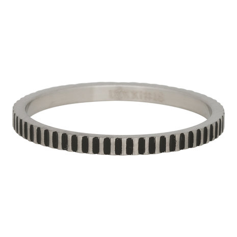 iXXXi Ring 2mm Edelstaal Cartels Zilver-kleurig
